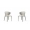 Manhattan Comfort Conrad Woven Tweed Dining Chair in Wheat - Set of 2 DC031-WWT - alternate 1
